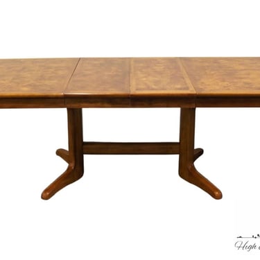 UNIVERSAL FURNITURE Rustic Country Style 94" Burled Wood Trestle Dining Table 614-34302-2 