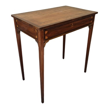 COMING SOON - Antique Empire Inlaid Marquetry Side Table