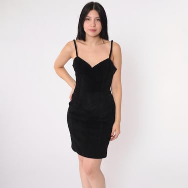 Leather Mini Dress 80s WILSONS LEATHER Black Suede | Shop Exile - Tucson,  AZ | ATTIC