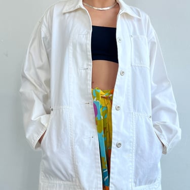 White 90s Chore Coat (M)