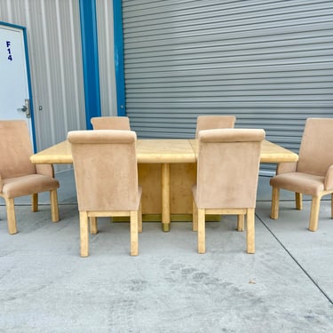 1970s Mid Century Modern Dining Set of 7 