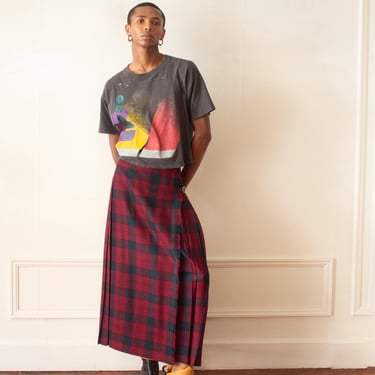 1990s Pringle of Scotland Wool Tartan Kilt 