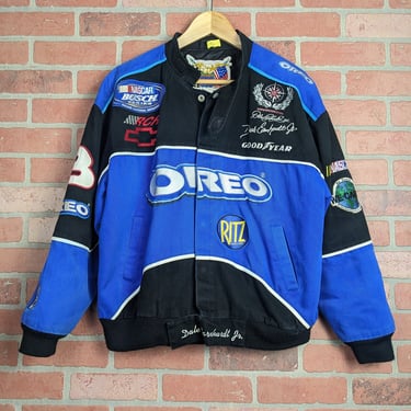 Vintage 00s NASCAR Racing Oreo Sponsor ORIGINAL Jeff Hamilton Jacket  - Small 