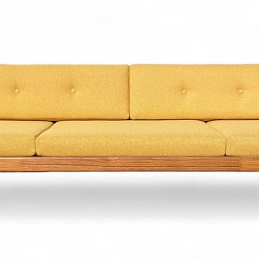 Mid Century Danish Modern Solid Teak Sofa 