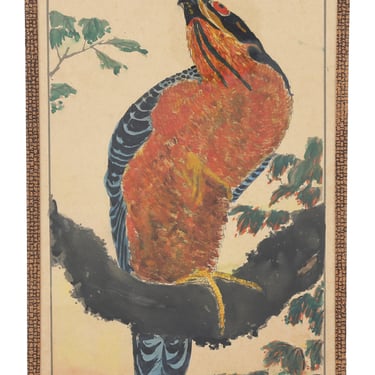 Vintage Bird Painting