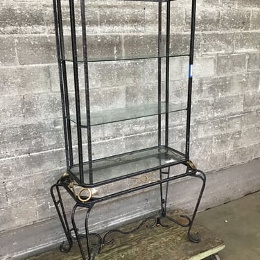 Glass and Steel Display Shelf (Seattle)