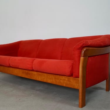 Vintage Postmodern Danish Modern Teak Sofa 