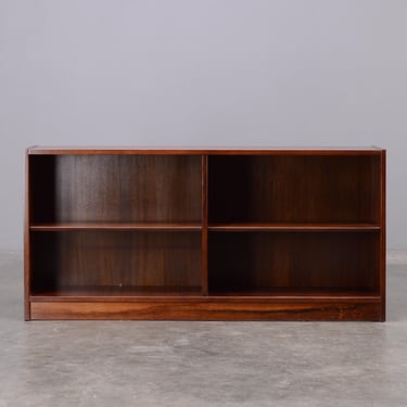 Hundevad Rosewood Low Bookcase Shelving Unit Danish Modern 