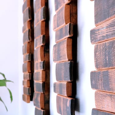 Whiskey Barrel Wood Decorative Panels - Reclaimed Wood Wall Art 