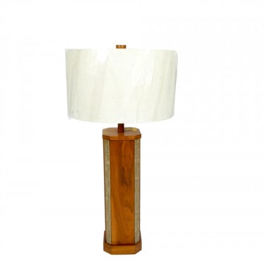 Marshall Walnut and Tile Lamp by Jane and Gordon Martz