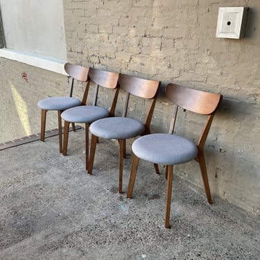 Set of 4 MCM Style Chairs