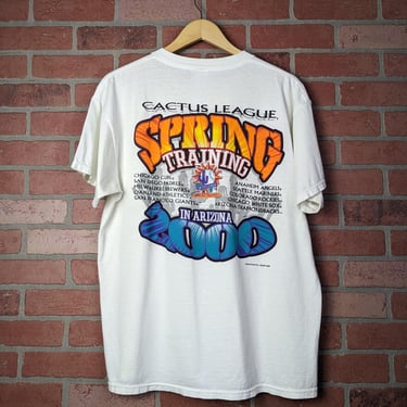 Vintage 90s Double Sided Cactus League Spring Training ORIGINAL Sports Tee - Extra Large 