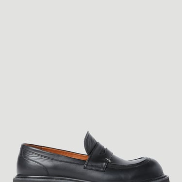 Marni Men Pierced Leather Loafers