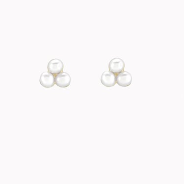 Trio Pearl Studs