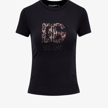 Dolce &amp; Gabbana Woman T-Shirt Woman Black T-Shirts