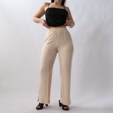 Vintage Breezy Silk Trousers - W26+