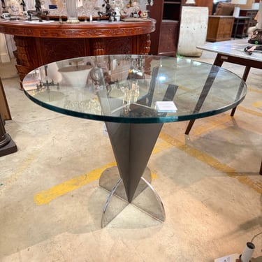 Arrowhead Round Table Designed by Stanley Jay Friedman for Brueton