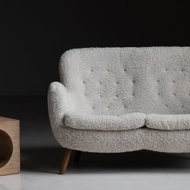 Shearling Sofa by Frits Schlegel