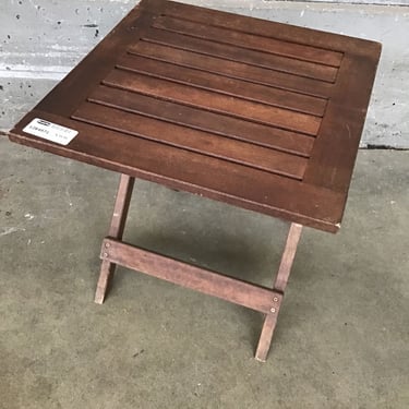 Slatted Outdoor Side Table (Seattle)