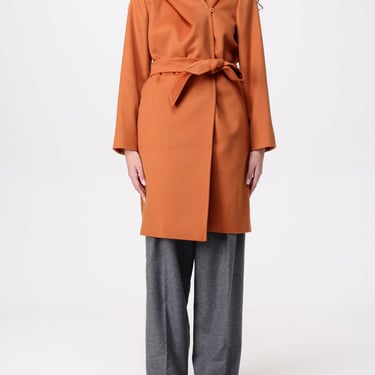 Max Mara Studio Coat Woman Orange Women