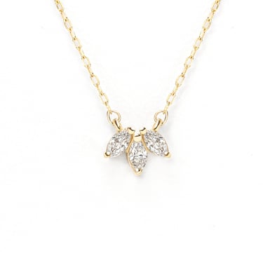 Marquise Diamond Trio Necklace