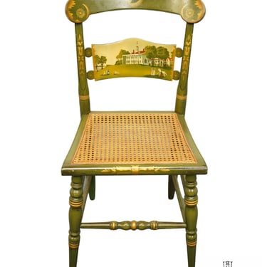 GENUINE HITCHCOCK Limited Edition Hand Painted Accent Chair - George Washington Mt. Vernon No. 204 