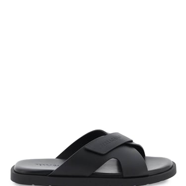 Ferragamo Leather Slides Men