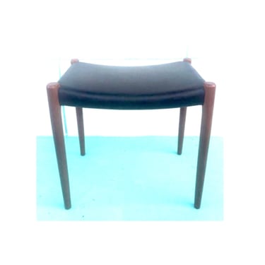 Vintage 1960s Danish Modern Ottoman by JL Møller Denmark 