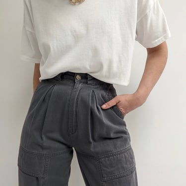 90s Faded High-Rise Cargo Pants
