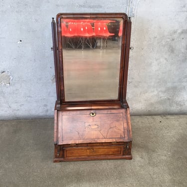 Antique Mahogany Vanity Mirror