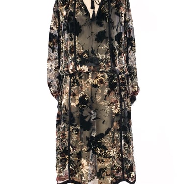 Jean Paul Gaultier Printed Peasant Dress
