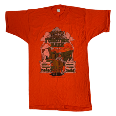 Vintage Farmer Brown's &quot;Furniture Barn&quot; Maryland Mayo Spruce T-Shirt