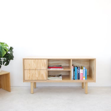 Minimalist Storage | Credenza with drawers| Sideboard | Doug Fir | Made in LA 