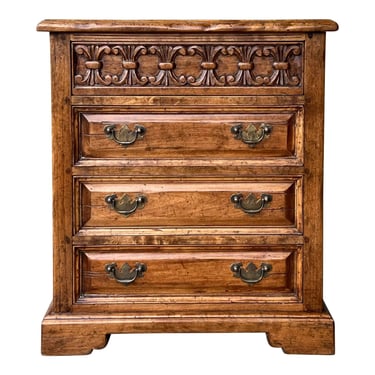 The Sterling Collection Rustic European Bedside Chest 