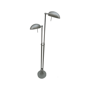 Vintage Ikea Silver Adjustable Floor Lamp