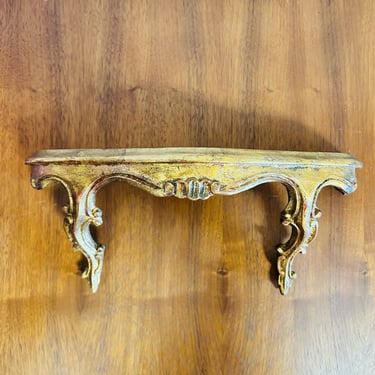 Italian Florentine Wall Shelf