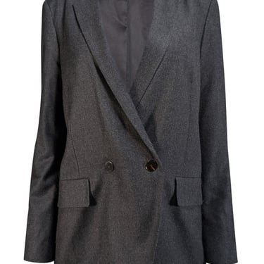 Theory - Charcoal Grey Wool Blazer Sz 6