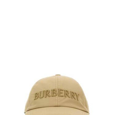 Burberry Women Beige Cotton Baseball Cap