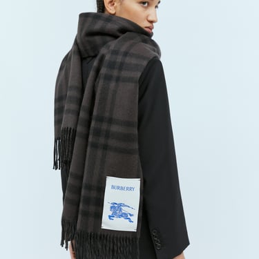 Burberry Women Check Cashmere Scarf