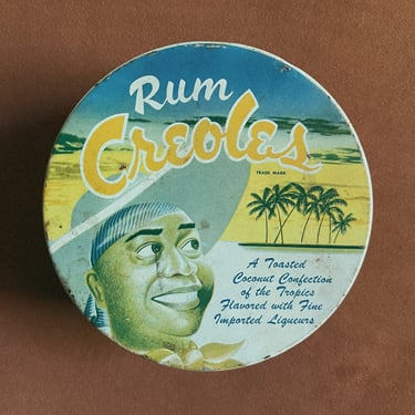 Vintage Rum Creoles Tin (1930’s)