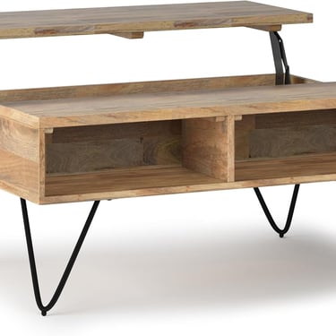 Hunter Lift Top Coffee Table in Natural Mango Wood FFW258-678