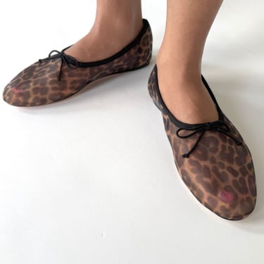 Loeffler Randall Landon Mesh Ballet Flat - Leopard