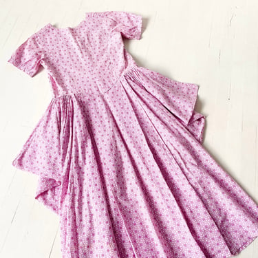 Vintage Lilac Feedsack Dress 