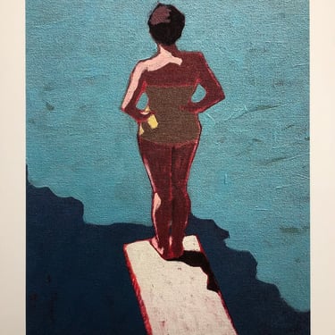 PRINT (13 x 19) - Woman on Diving Board #5 
