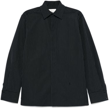 Saint Laurent Paris Men Cassandre Striped Shirt