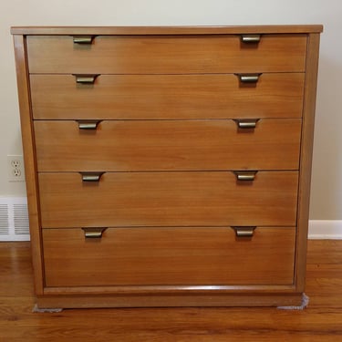 Mid Century Five Drawer Dresser by Edward Wormley for Drexel's Precedent Collection 
