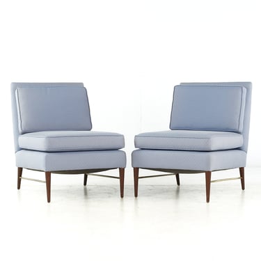 Paul McCobb for Directional Irwin Group Mid Century Lounge Chairs - Pair - mcm 