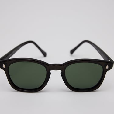 QMC Customized Safety Glasses, Black Frames and G15 Lenses 