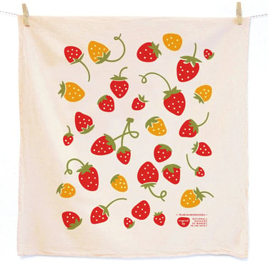 Dish Towel | NMWA Strawberry