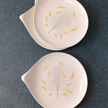 Eva Zeisel Sunglow Salad Plates | Set of 3 | Hallcraft by the Hall China Co. 